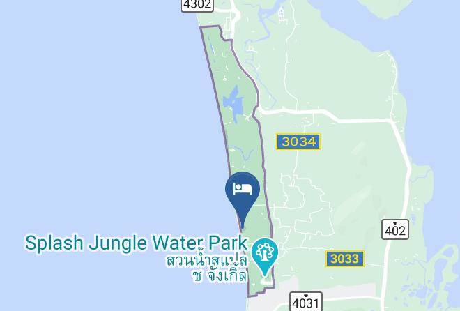 Amphoe Thalang - Maikhao Palm Beach Resort Maps