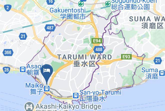 Kobe City Tarumi Ward - Maiko Hotel Maps