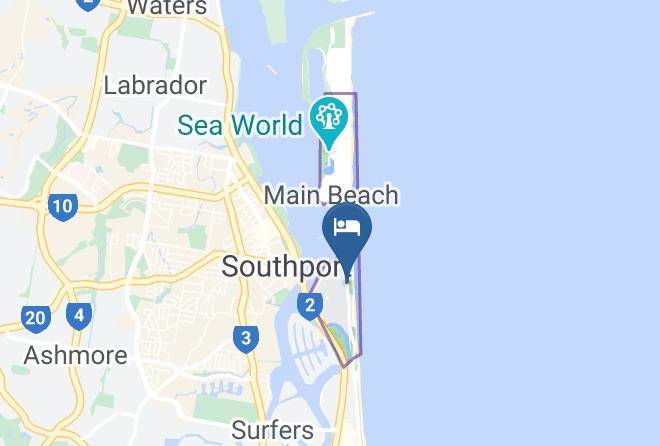 Main Beach Tourist Park Map