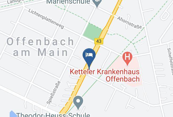 Offenbach Am Main - Main Hotel Maps