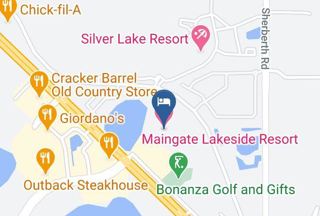 Maingate Lakeside Resort Map
