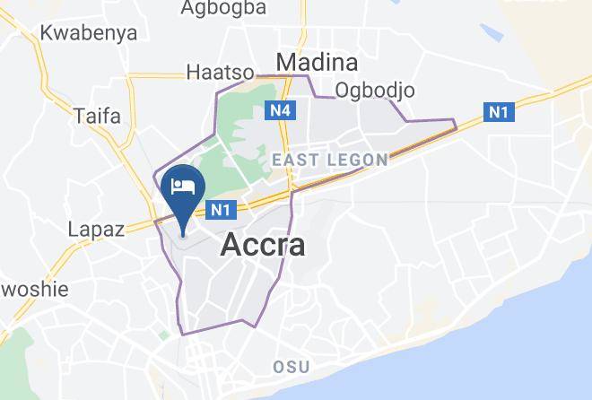 Accra - Mainland Hotel Maps