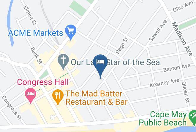 Cape May - Mainstay Inn Bed And Breakfast Cape May Maps