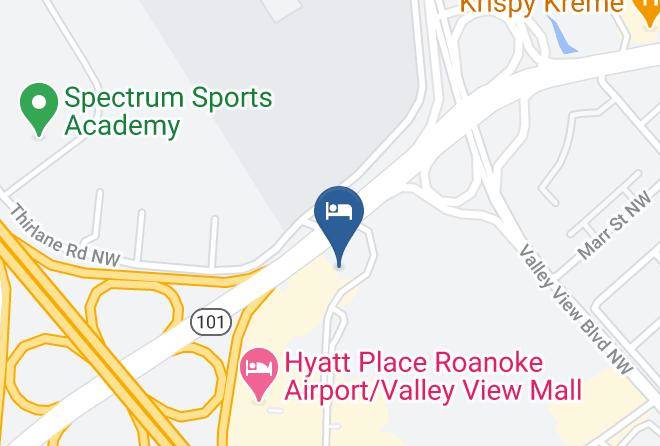 Roanoke City - Mainstay Suites Airport Roanoke Maps