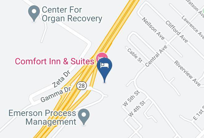 Allegheny - Comfort Inn & Suites Pittsburgh Maps