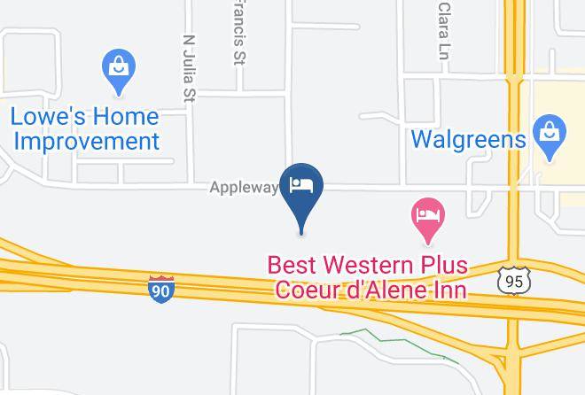 Mainstay Suites I 90 City Center Map