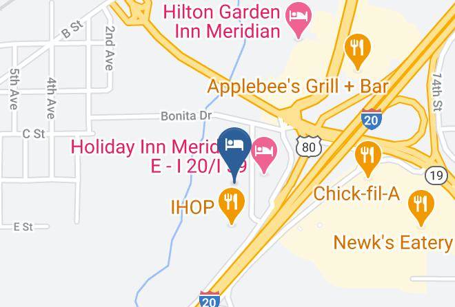 Lauderdale - Mainstay Suites Meridian Maps