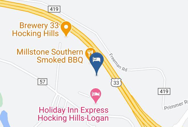 Mainstay Suites Logan Ohio Hocking Hills Map