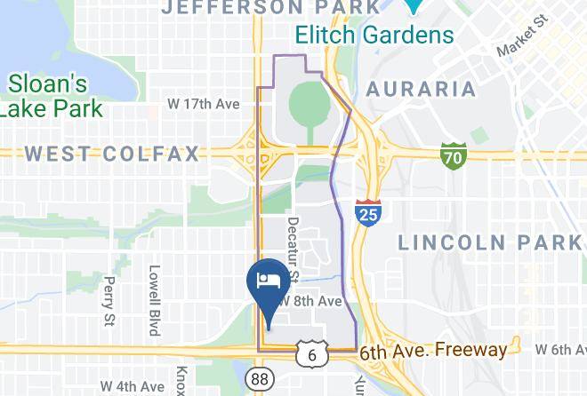 Denver - Mainstay Suites Near Denver Downtown Maps