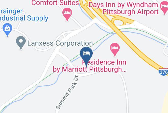 Allegheny - Mainstay Suites Pittsburgh Airport Maps
