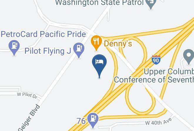 Spokane - Mainstay Suites Spokane Airport Maps