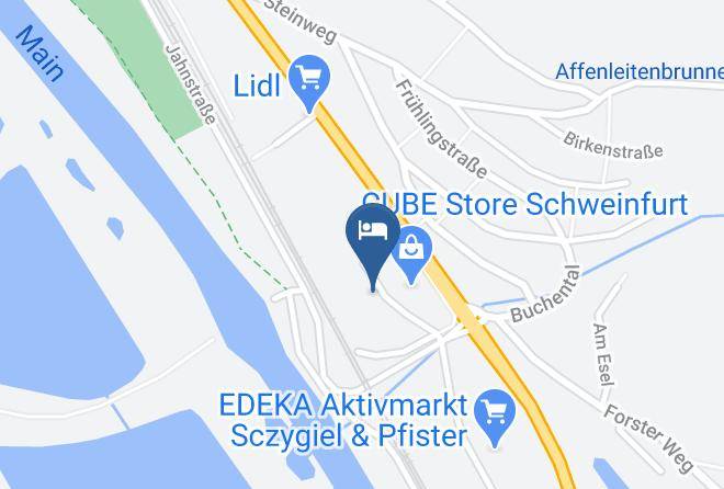 Schweinfurt - Mainstern Hotel Maps