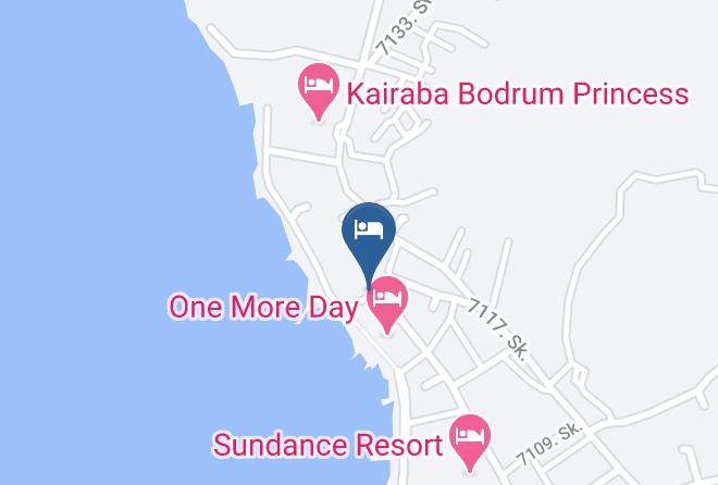 Bodrum - Maira Beach Hotel Bodrum Maps