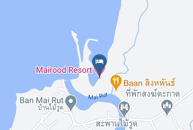 Amphoe Khlong Yai - Mairood Resort Maps