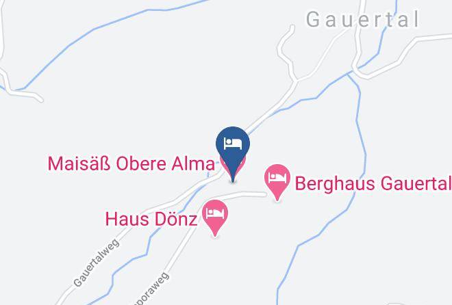 Maisas Obere Alma Map