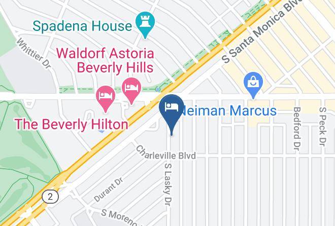 Los Angeles - Maison 140 Beverly Hills Maps