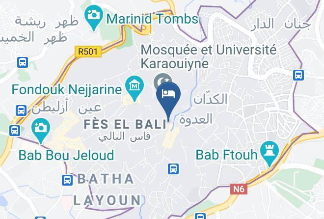 Fez - Maison Andalousia Maps