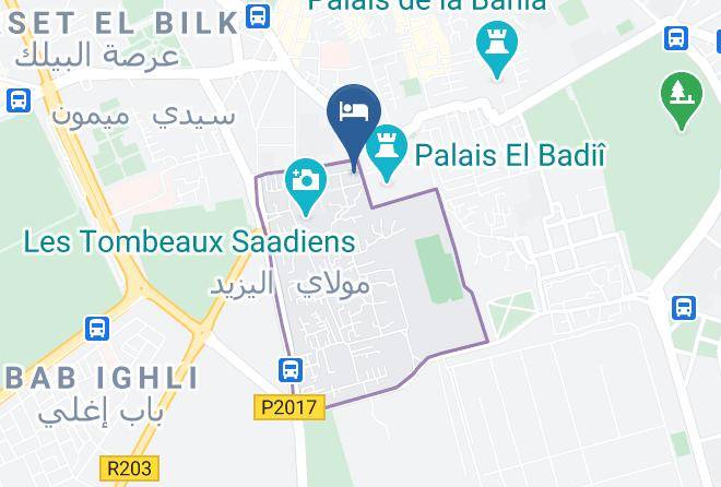 Marrakesh - Maison Arabo Andalouse Maps