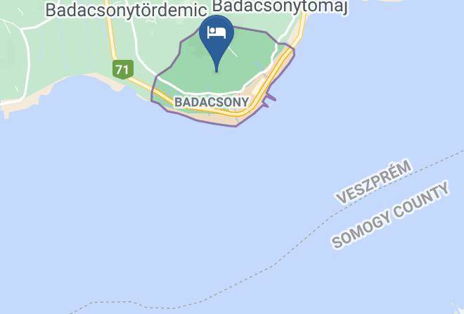 Badacsonytomaj - Maison Bagatell Badacsony Maps