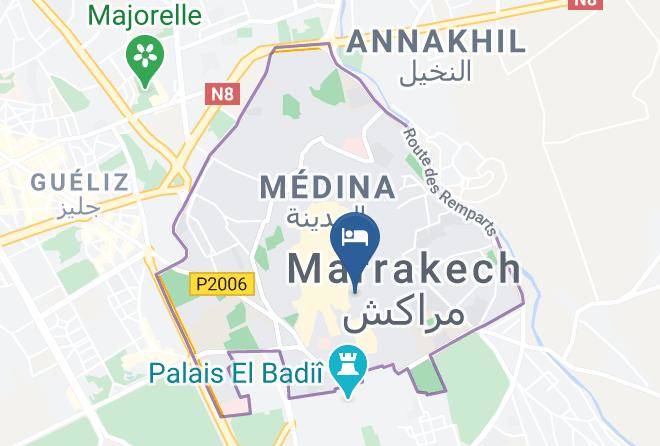 Marrakesh - Maison Bahia Maps