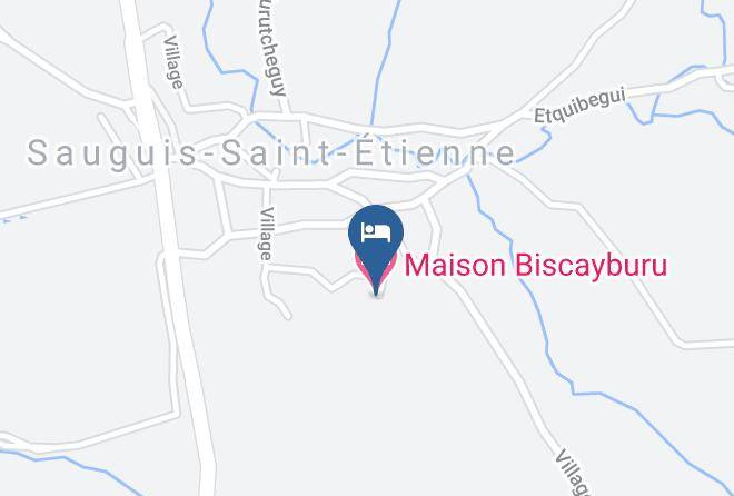 Pyrenees Atlantiques - Maison Biscayburu Maps
