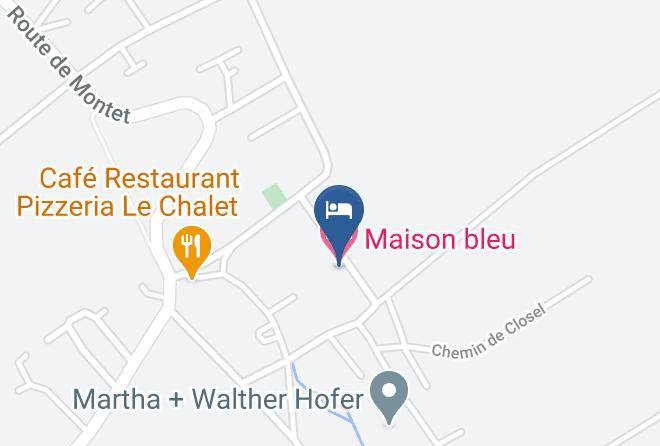 Broye Vully District - Maison Bleu Maps