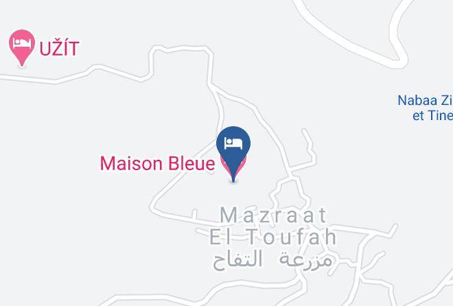 Zgharta - Maison Bleue Maps