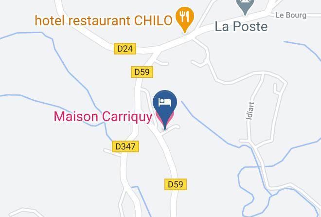 Pyrenees Atlantiques - Maison Carriquy Maps