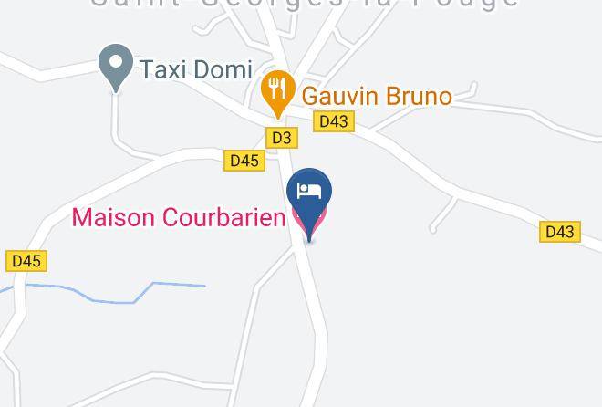 Creuse - Maison Courbarien Maps