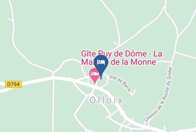 Puy De Dome - La Grange Aux Ayres Maps