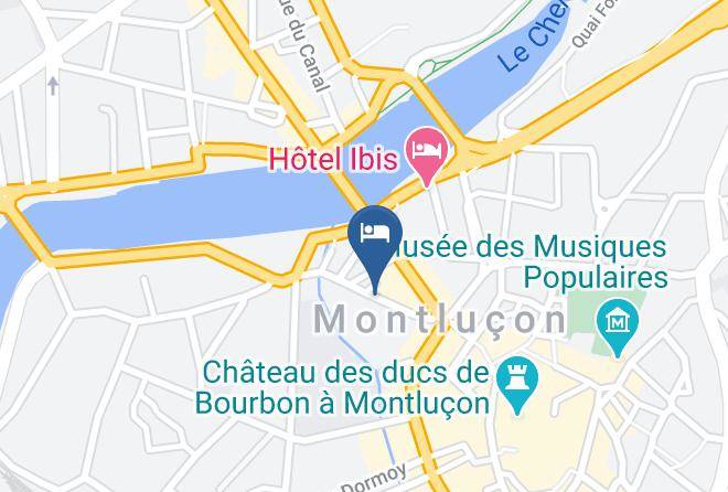 Allier - Maison D'hotes Charmes En Ville Maps