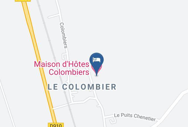 Vienne - Maison D'hotes Colombiers Maps
