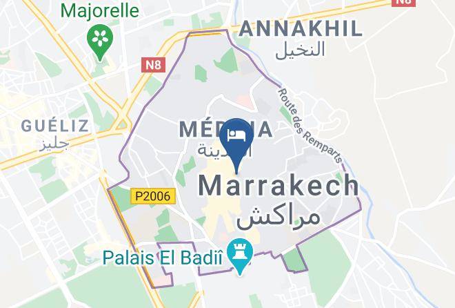 Marrakesh - Maison D'hotes Dar La Cle De La Medina Maps