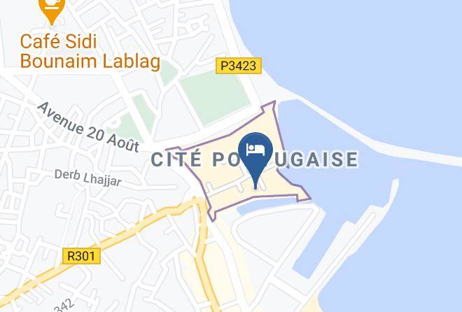 Grand Casablanca - Maison D'hotes De La Cite Portugaise Maps
