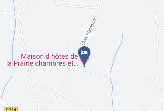 Charente Maritime - Maison D Hotes De La Prairie Chambres Et Table D Hotes Maps