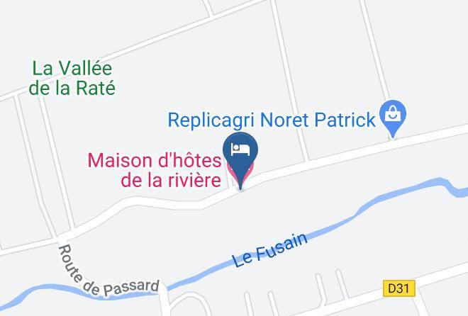 Loiret - Maison D'hotes De La Riviere Maps