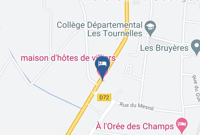 Seine Et Marne - Maison D'hotes De Villiers Maps