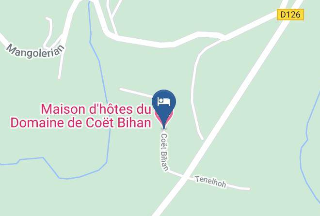 Morbihan - Maison D'hotes Du Domaine De Coet Bihan Maps