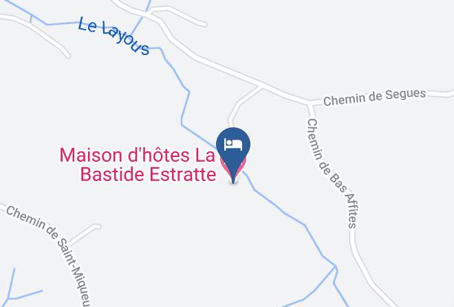 Pyrenees Atlantiques - Maison D'hotes La Bastide Estratte Maps