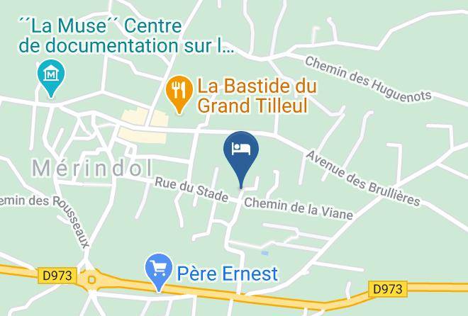 Vaucluse - Maison D'hotes La Brulliere Maps