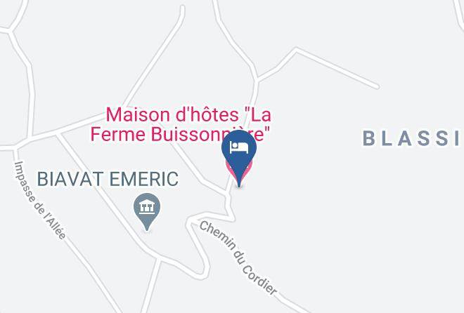 Isere - Maison D'hotes La Ferme Buissonniere Maps