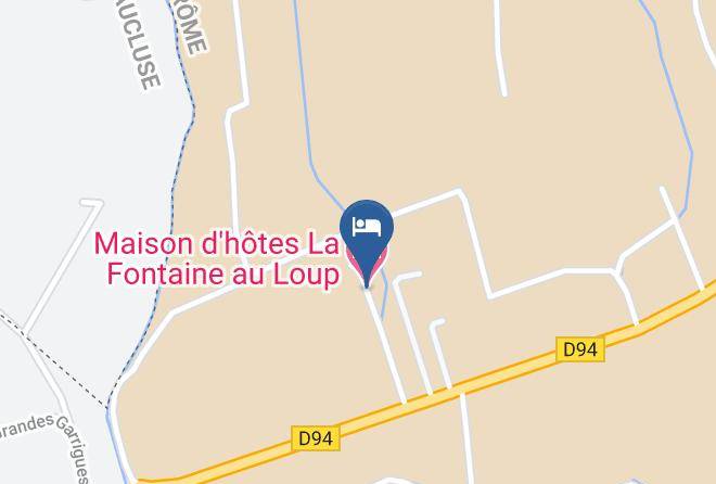 Drome - Maison D'hotes La Fontaine Au Loup Maps