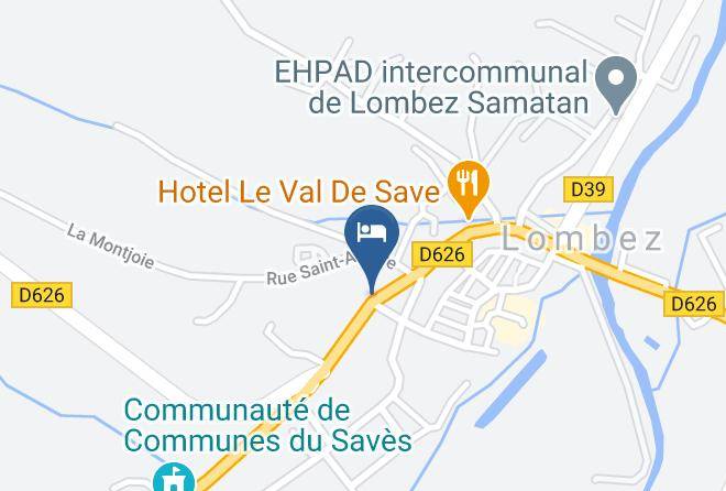 Gers - Maison D'hotes La Reverie Maps