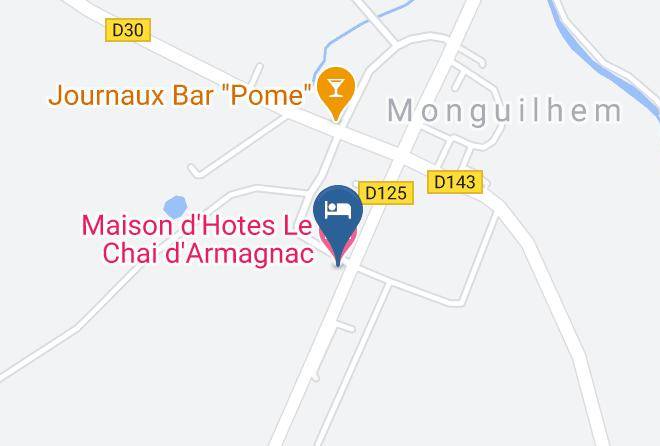Gers - Maison D'hotes Le Chai D'armagnac Maps