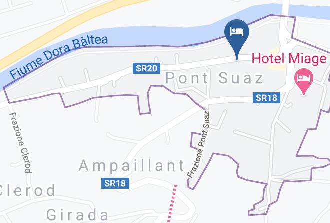Aosta - Maison D'hotes Le Clos D'anbot & Bike Hotel Maps