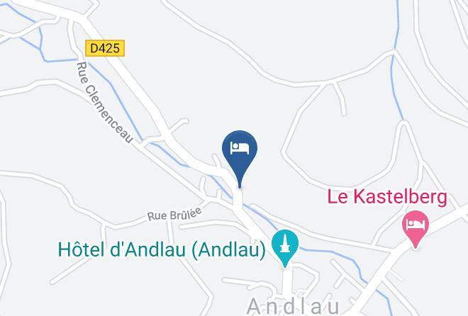 Bas Rhin - Maison D'hotes Le Temps Des Choses Andlau Alsace Maps