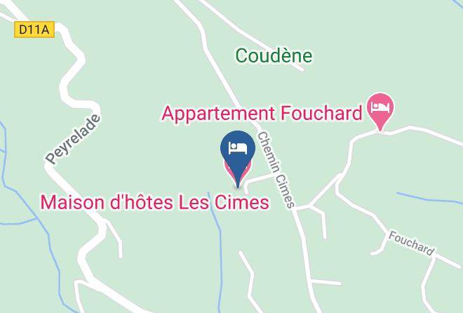 Ariege - Maison D'hotes Les Cimes Maps