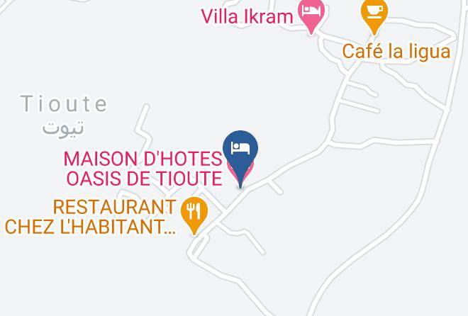 Souss Massa Draa - Maison D'hotes Oasis De Tioute Maps