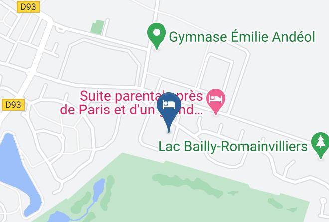 Seine Et Marne - Maison D'hotes Reciner Disneyland Maps