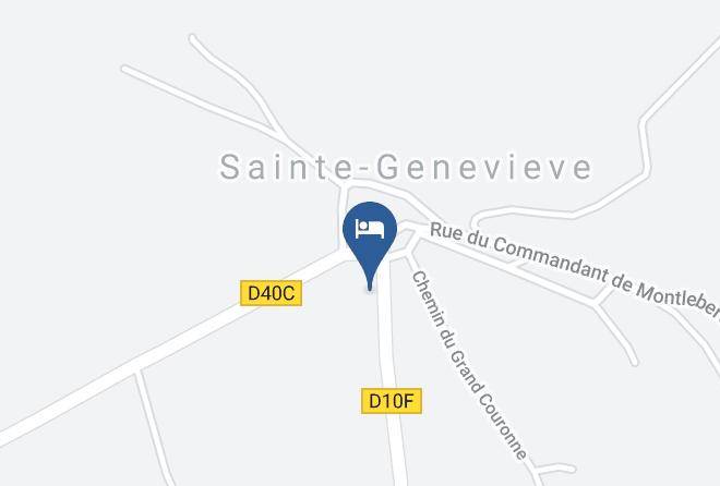 Meurthe Et Moselle - Maison D'hotes Sainte Genevieve Maps